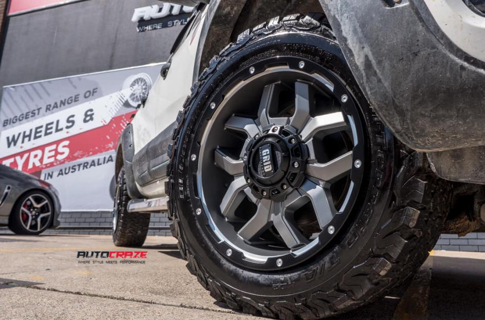 FORD RANGER GD07 MATTE BLACK MILLED
